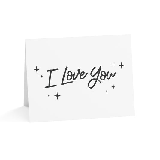 "I Love You" Note Card - Standard