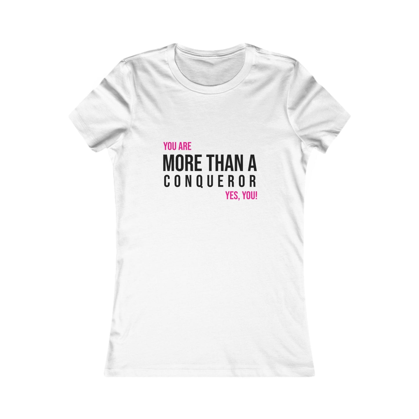 You Are More Than a Conqueror - Women's Baby Tee