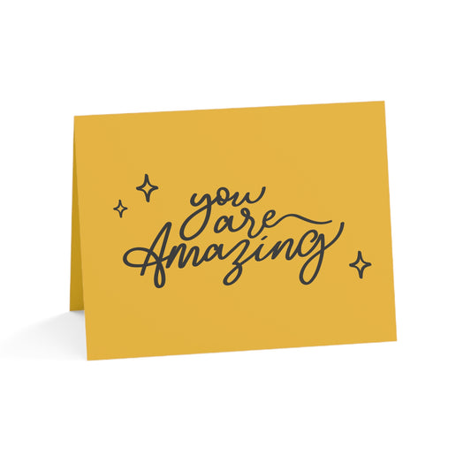 You Are Amazing Note Card - Color