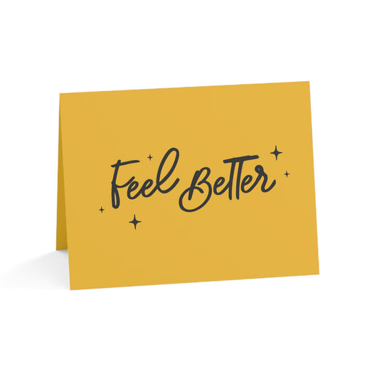 Feel Better Note Card - Color