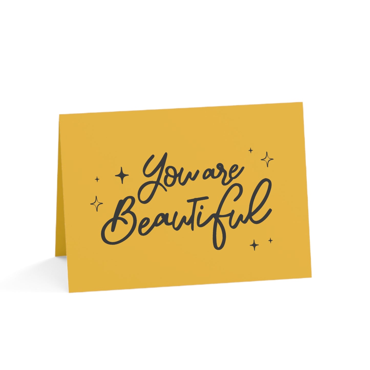 "You Are Beautiful" Note Card - Color