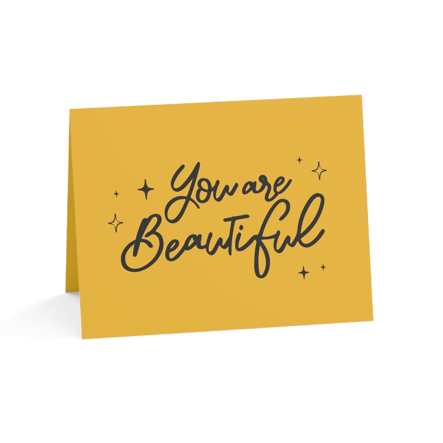 "You Are Beautiful" Note Card - Color