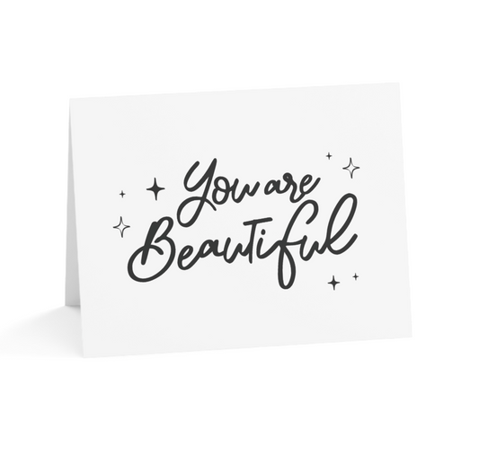 "You Are Beautiful" Note Card - Standard